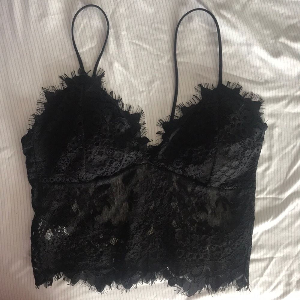 NWOT Eyelash lace bralette
